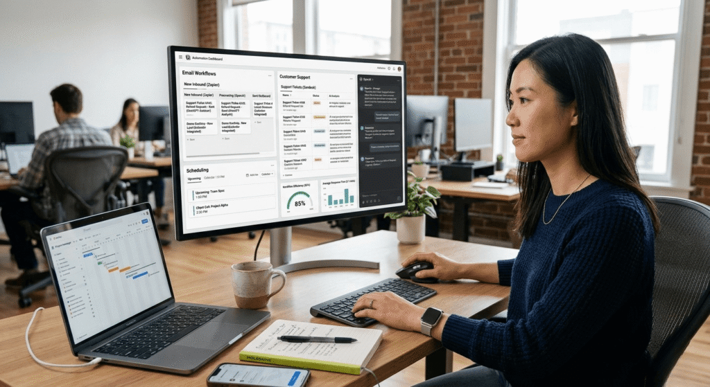 AI workflow automation using ChatGPT for business productivity in 2026