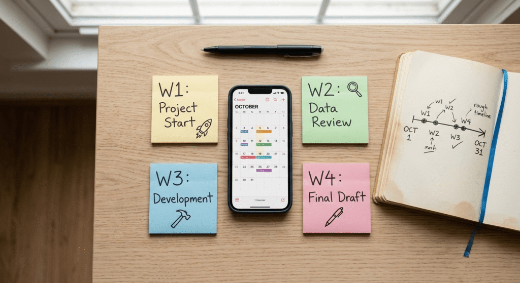 30 day timeline planning for phone only AI income Pakistan students