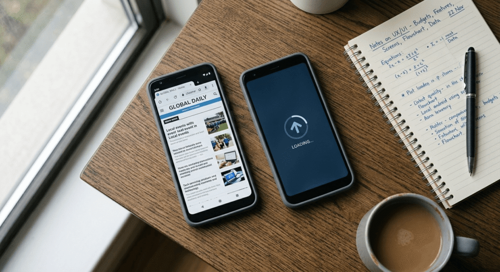 Comparing browser version and app version of AI tools that work well on low RAM Android phones